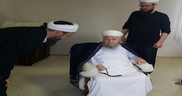 İsmailağa Vakfı başkanı Celal Erzincanlıoğlu ve Ahmet Kozlu hocaefendi